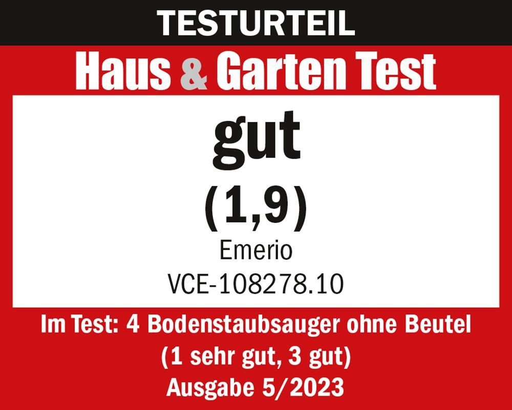 Emerio Maubsauger Cyclone, Saugkraft 150w, Hepa Filter