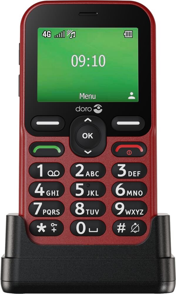 EAN 7322460089894 - Doro Leva E10 6,1 cm (2.4") 118,9 g Rojo Teléfono para personas mayores imagen 1