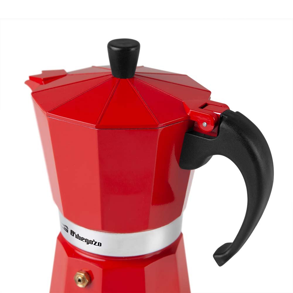 Cafetera Orbegozo Kfr 640 De Aluminio - Prepara 6 Tazas De Cafe En Minutos - Compatible Con Diferentes Tipos De Cocinas