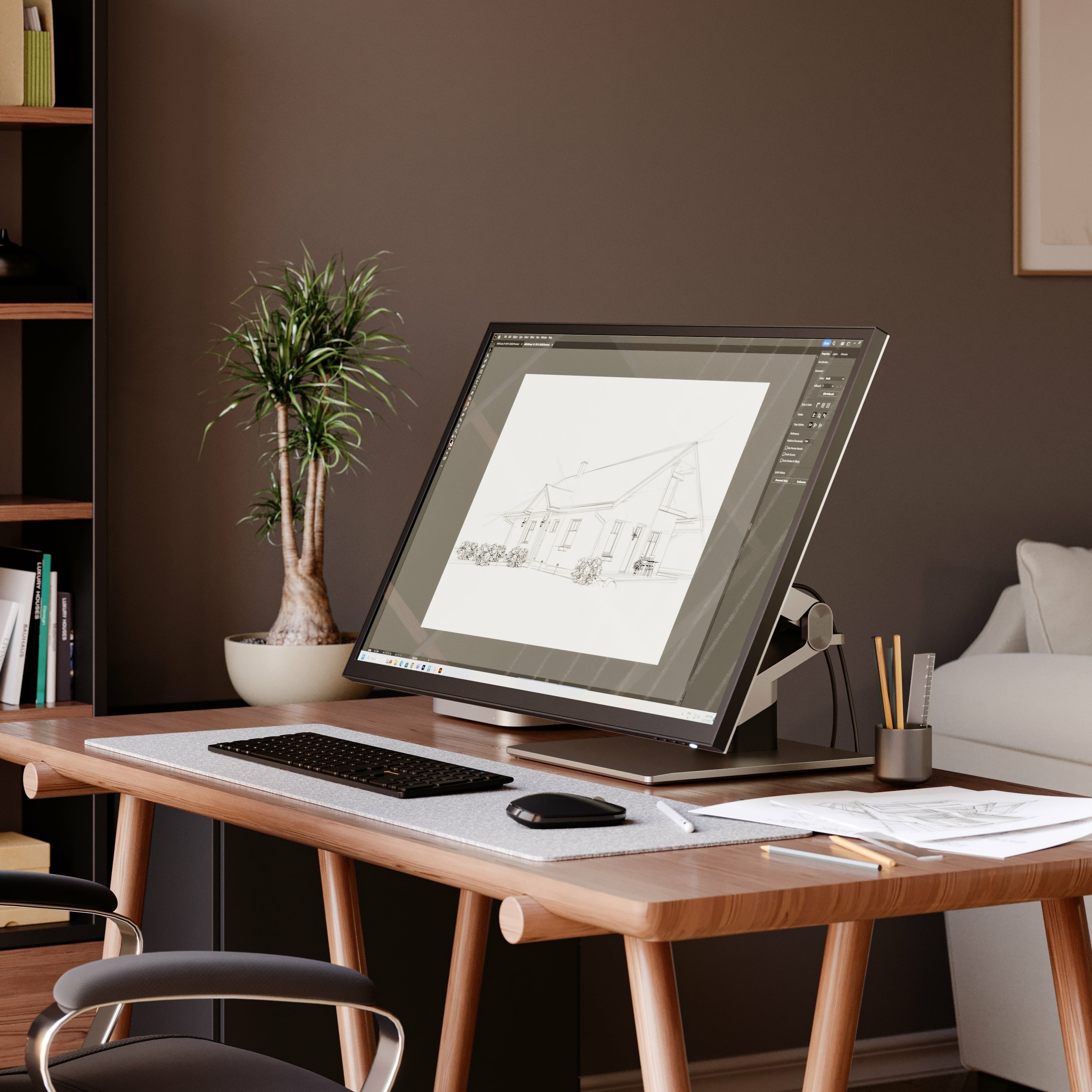 EAN 9350784028471 - ALOGIC 32C4KPDWT LED display 81,3 cm (32") 3840 x 2160 Pixeles 4K Ultra HD Pantalla táctil Multi-usuario imagen 5