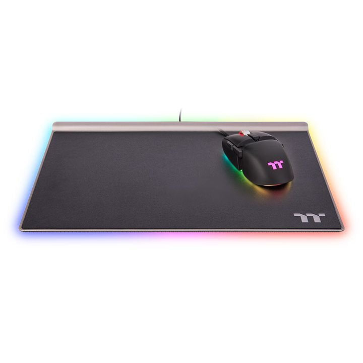 EAN 4713227527156 - Thermaltake Argent MP1 RGB Alfombrilla de ratón para juegos Negro, Titanio imagen 4