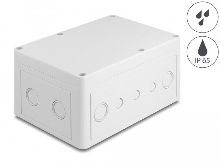 Delock Installationsgehäuse Mit Cableeinführungen 180 X 125 X 90 Mm Grau