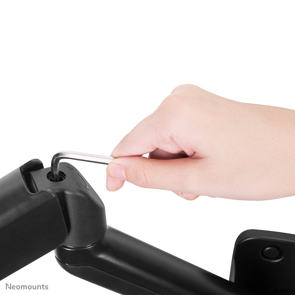 Neomounts By Newstar Wall Mounted Gas Spring Monitor Arm (3 Pivots Vesa 100x100) (Wl70-450bl11)