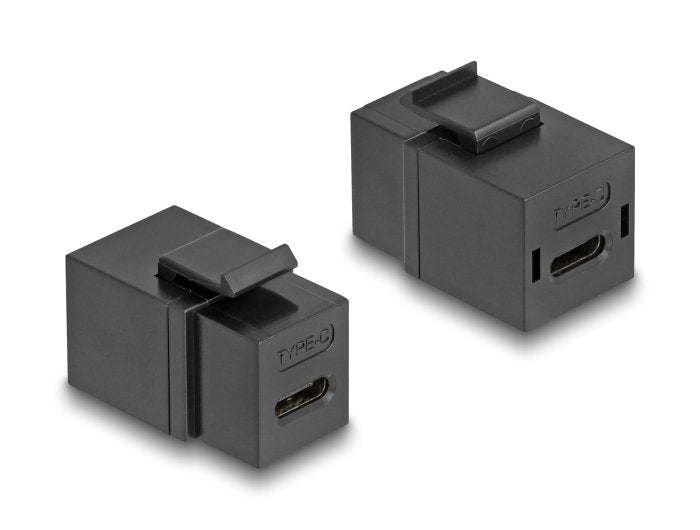 Delock 87950 Módulo Keystone Usb 2.0 Type-C Hembra A Hembra Negro