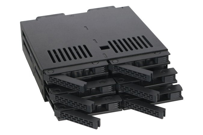 Icy Dock Rack 1u 6x2 5'' Sata Sas Hdd Icy Dock Mb326sp-B Negro Disk Array