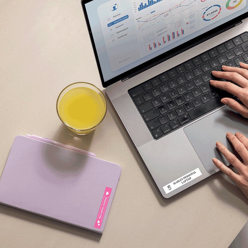 Brojoher Cinta Btag231 / Btag-231 Negro Sobre Blanco