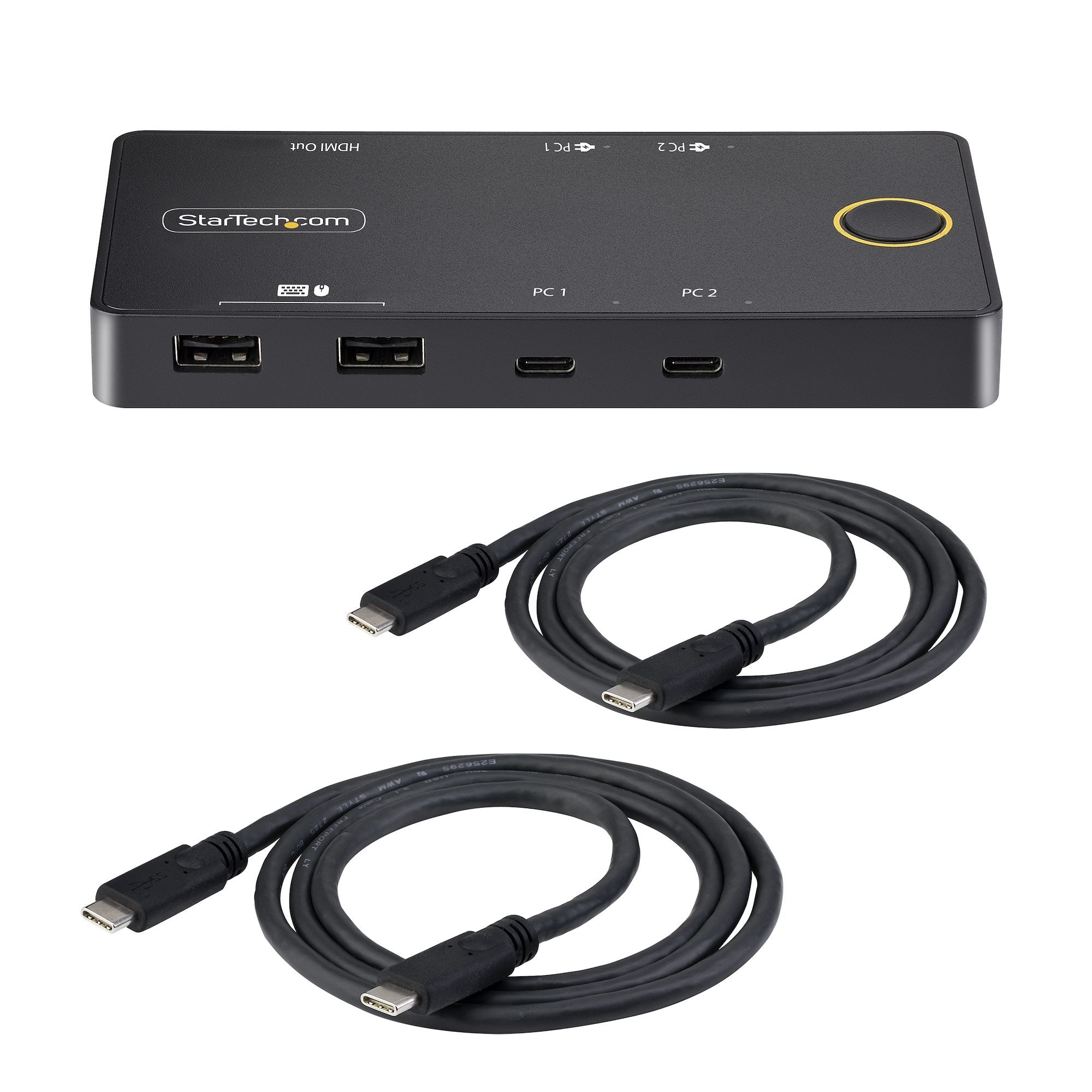 EAN 0065030897648 - StarTech.com C2-H46-UC2-PD-KVM interruptor KVM Negro imagen 9