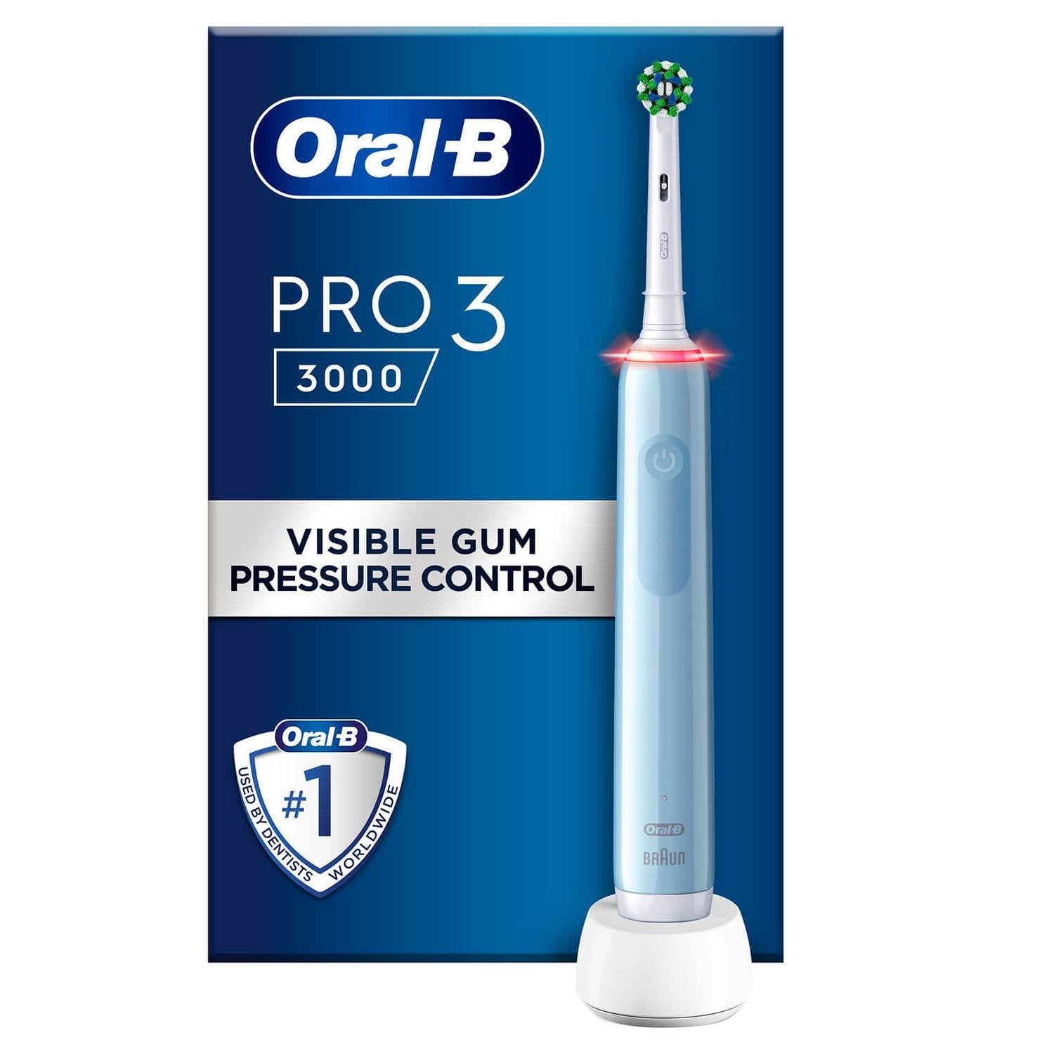 EAN 8006540759752 - Oral-B Pro 3 3000 Cross Adulto Cepillo dental oscilante Azul imagen 1