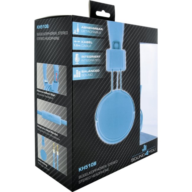 Schwaiger Auriculares Jack 3,5mm , Negro