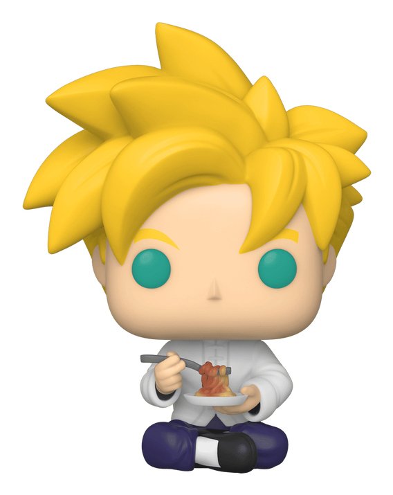 Figura Pop Dragon Ball Z Super Saiyan Gohan With Noodles