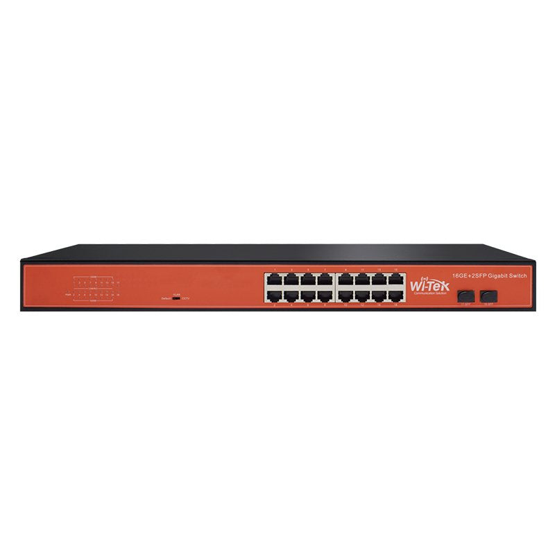 16ge+2sfp Full Giga Rack-Mountable Ethernet