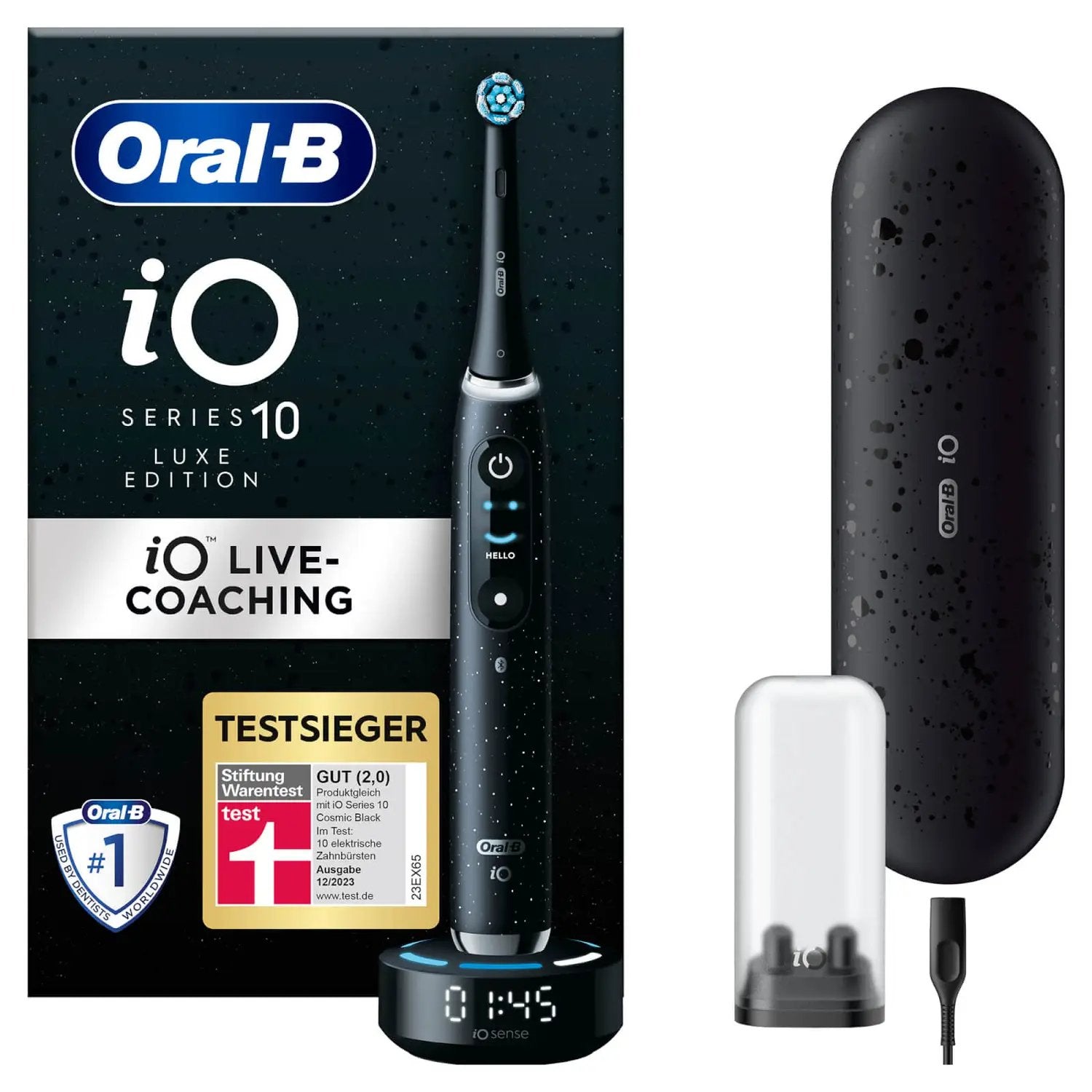 EAN 8006540812068 - Oral-B iO iO10 Adulto Cepillo dental giratorio Negro imagen 2