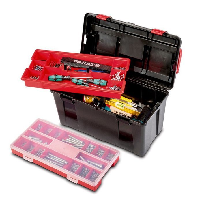 EAN 4006793812611 - Parat 5812000391 pieza pequeña y caja de herramientas Polipropileno Negro, Rojo imagen 1