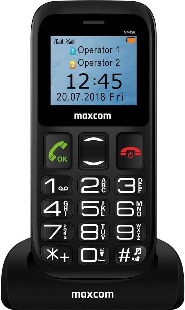 EAN 5908235978031 - MaxCom MM426 SE teléfono móvil 4,5 cm (1.77") 72 g Negro Característica del teléfono imagen 1