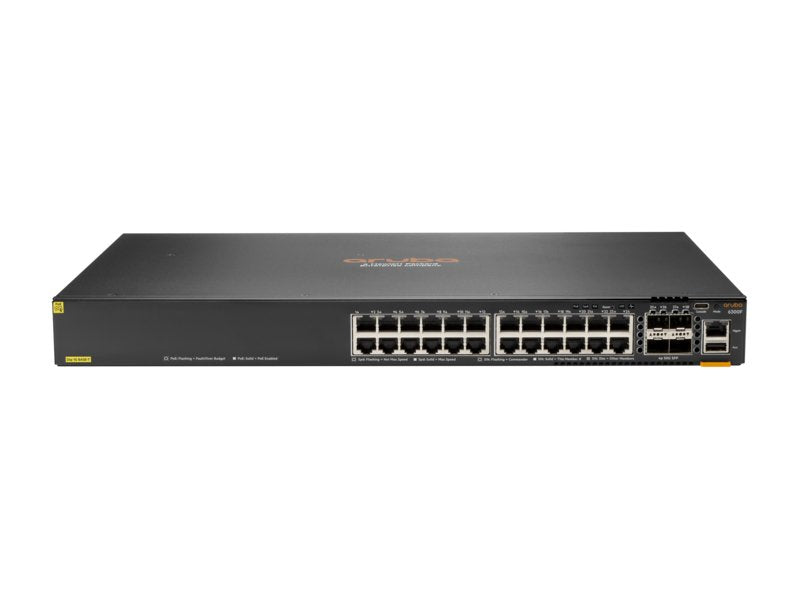 Aruba 6300f 24-Port 1gbe Class 4 Poe And 4-Port Sfp56 Switch