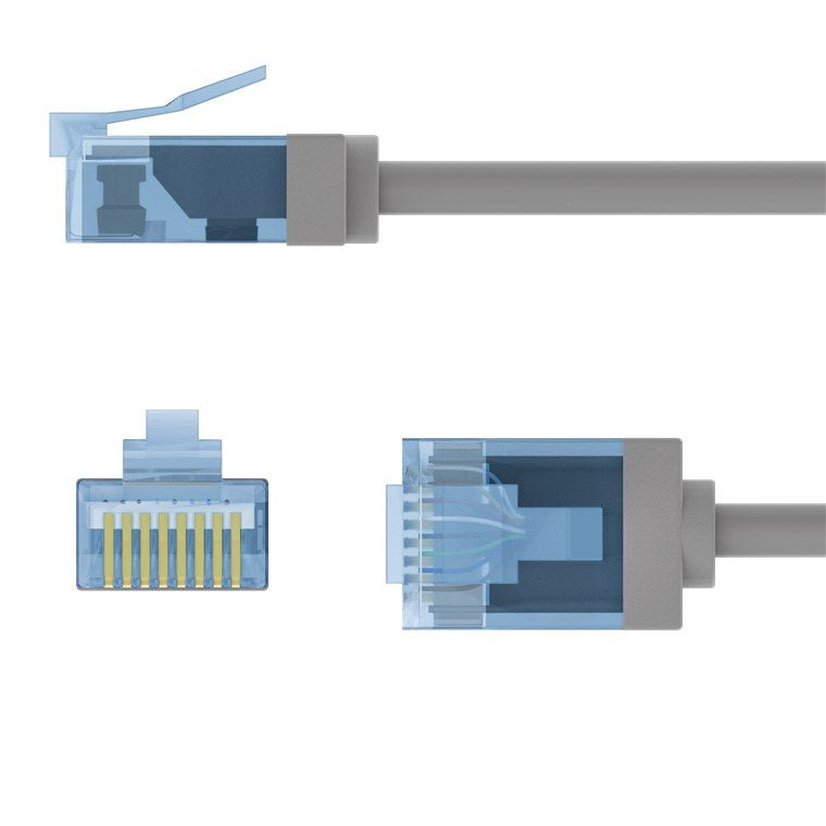 EAN 4040849742217 - Goobay 74221 cable de red Gris 0,5 m Cat6a U/UTP (UTP) imagen 3
