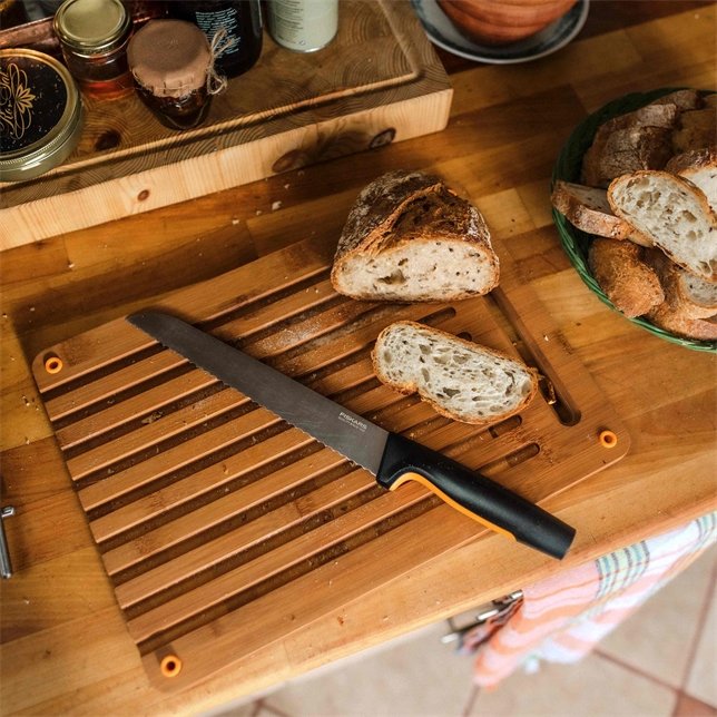 EAN 6424002012832 - Fiskars 1057538 cuchillo de cocina Acero inoxidable 1 pieza(s) Cuchillo para pan imagen 4