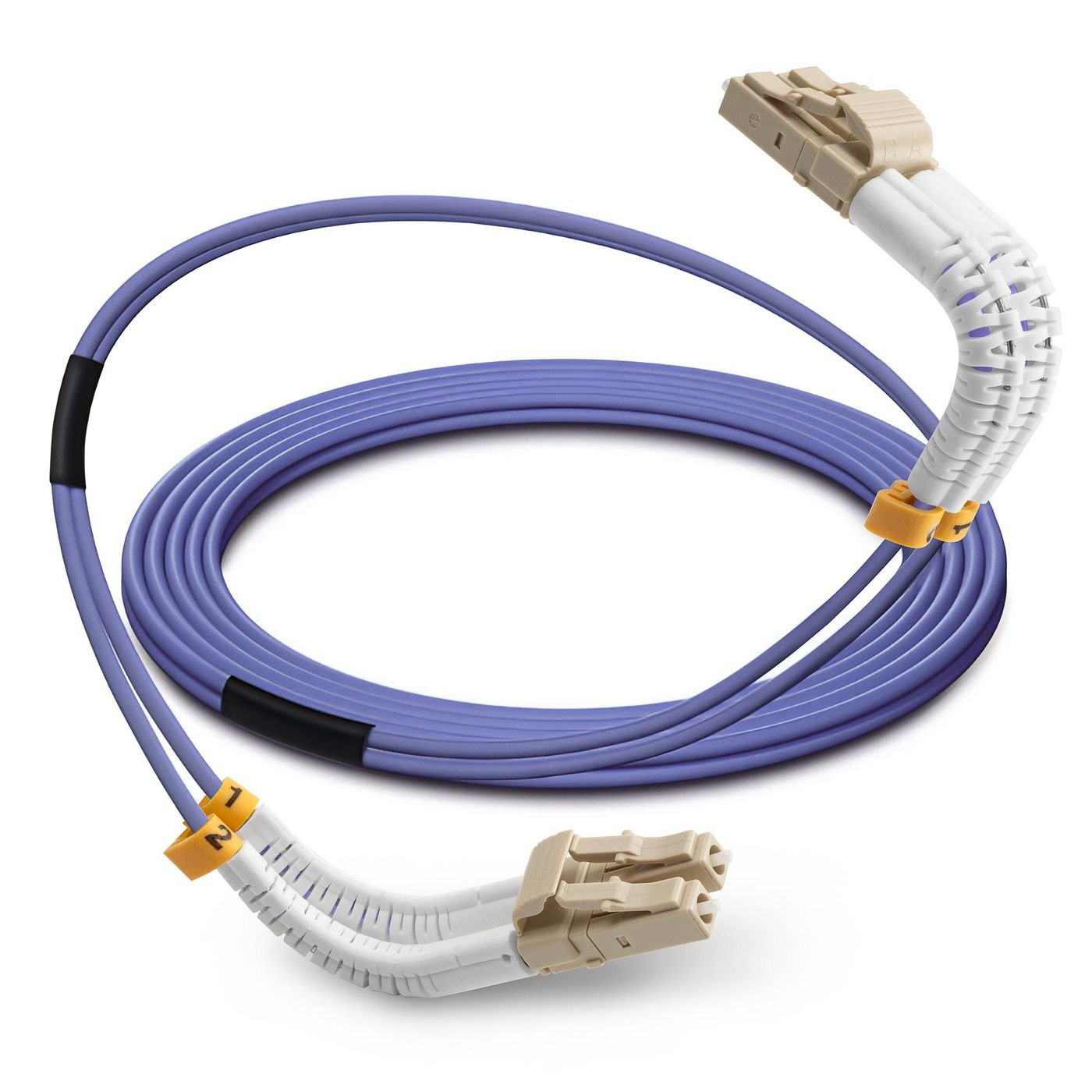 EAN 5715063505977 - Lanview LVO231810-FLEX Cable de fibra óptica e InfiniBand 1 m LC LC/LC Púrpura imagen 4