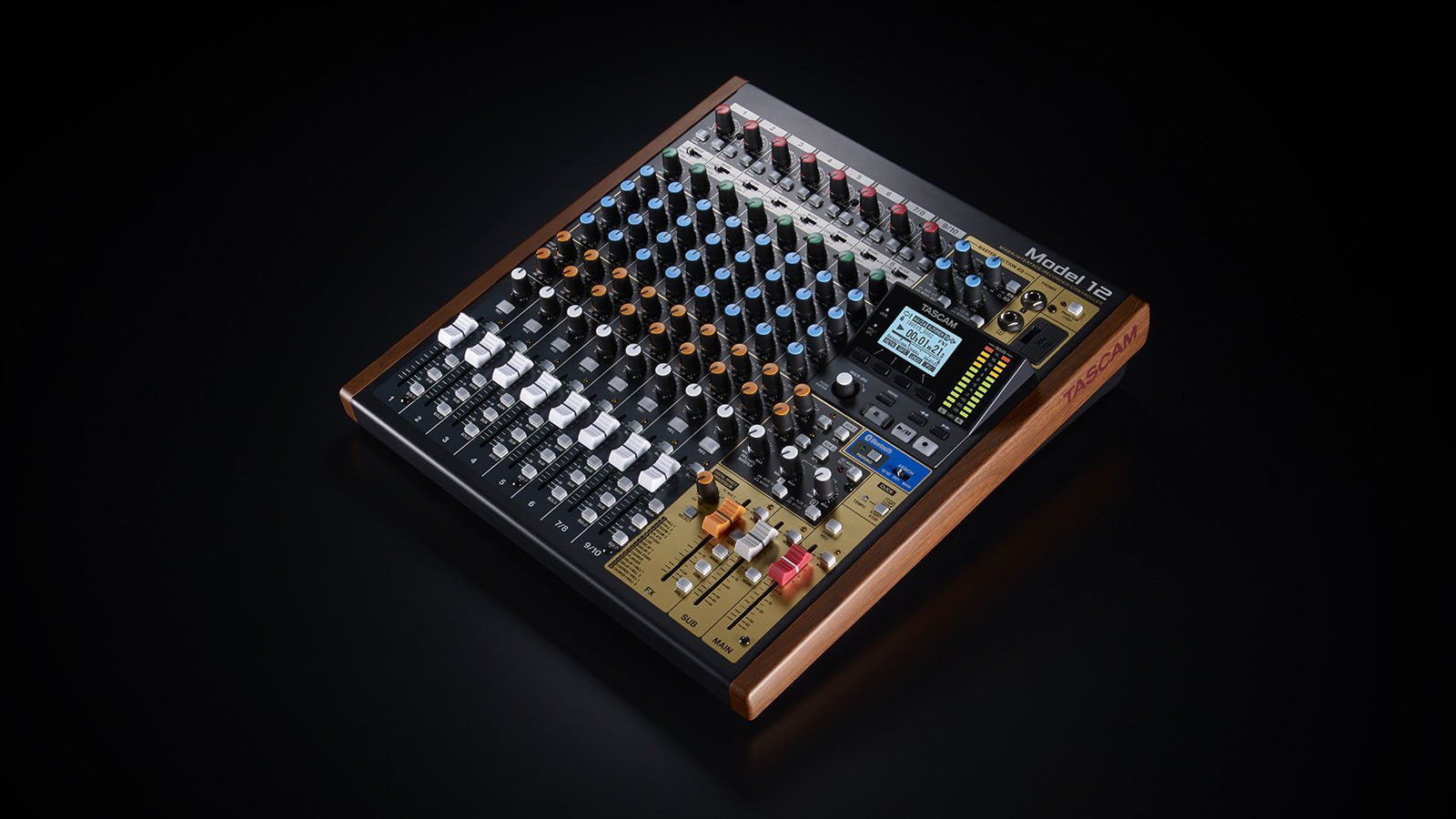 EAN 4907034132034 - Tascam Model 12 12 canales 20 - 20000 Hz Negro, Madera imagen 1