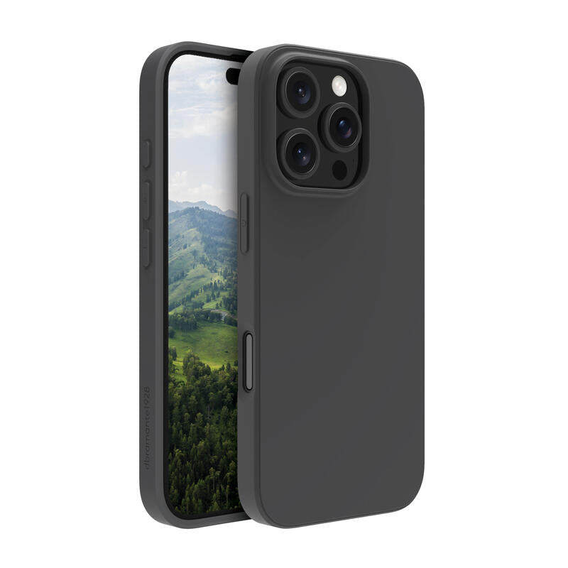 Dbramante1928 Greenland Carcasa Trasera Para Teléfono Móvil Plástico Reciclado Negro Noche Para Apple Iphone 16 Pro Max