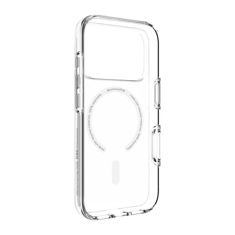 Dbramante1928 Iceland Ultra Carcasa Trasera Para Teléfono Móvil Compatibilidad Con Magsafe D3o Plástico Transparente