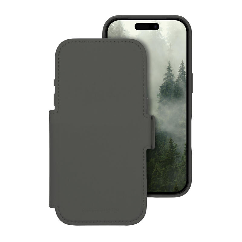 Dbramante1928 Lynge Funda Con Tapa Para Teléfono Móvil Compatibilidad Con Magsafe Sombra Del Bosque