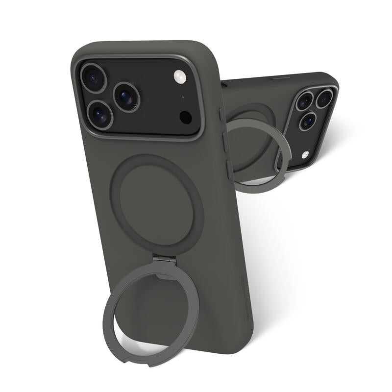 Dbramante1928 Roskilde Kick Icon Carcasa Trasera Para Teléfono Móvil Compatibilidad Con Magsafe Sombra Del Bosque Para Apple Iphone 17 Pro Max