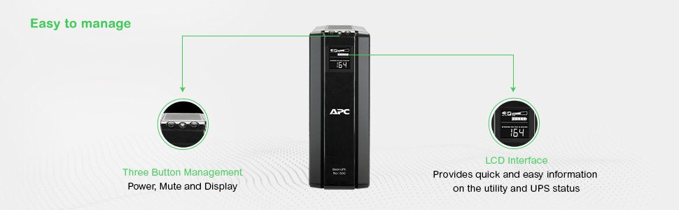 EAN 0731304286875 - APC Back-UPS Pro sistema de alimentación ininterrumpida (UPS) Línea interactiva 1,5 kVA 865 W 6 salidas A imagen 14