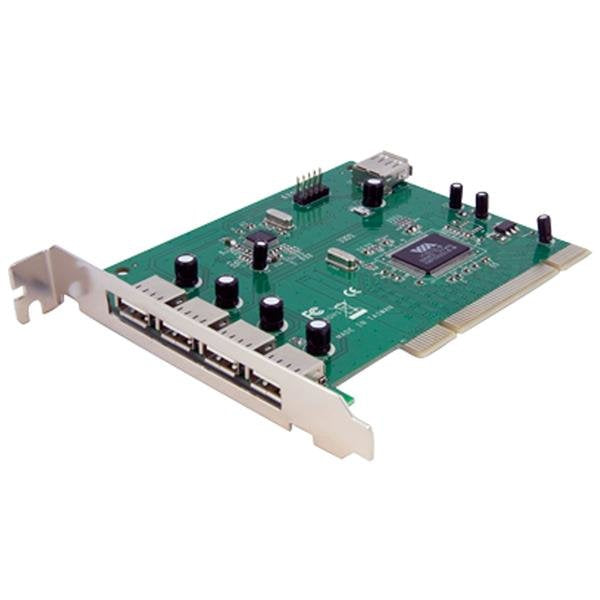 Startech Tarjeta Pci Usb 2.0 7 Puertos 4 Externos Y 3 Internos Pciusb7