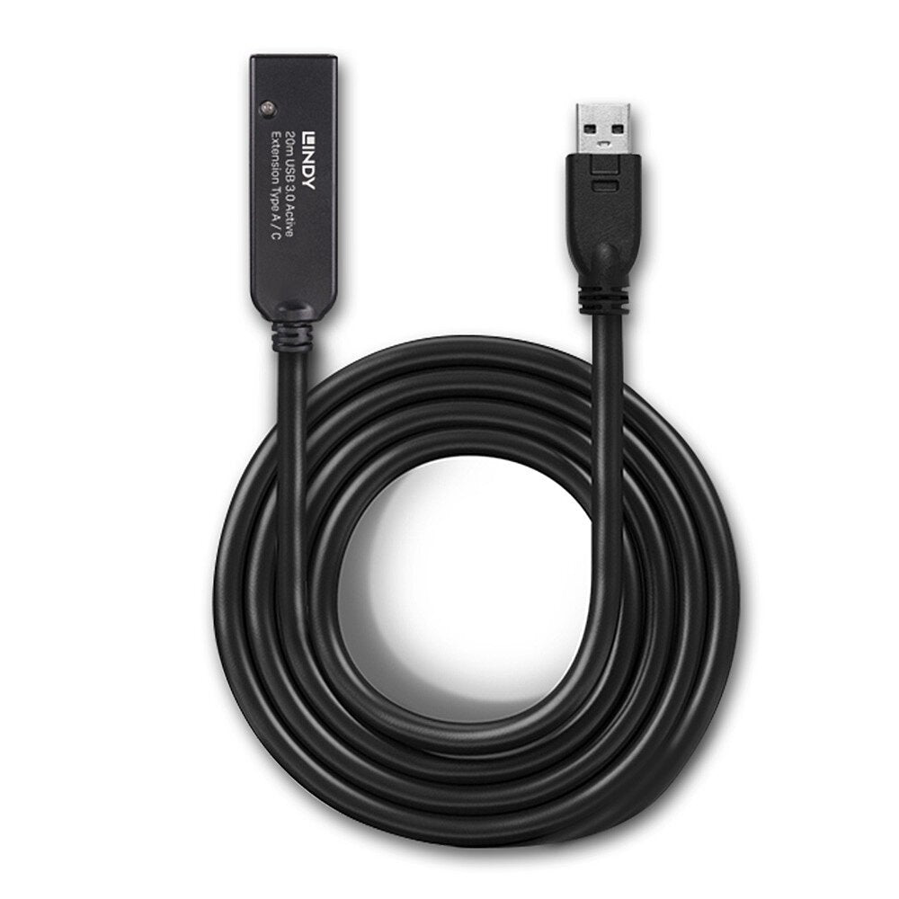 Cable Lindy 43375 Usb 3.2 Gen 1 (3.1 Gen 1) 20 M Usb A Negro