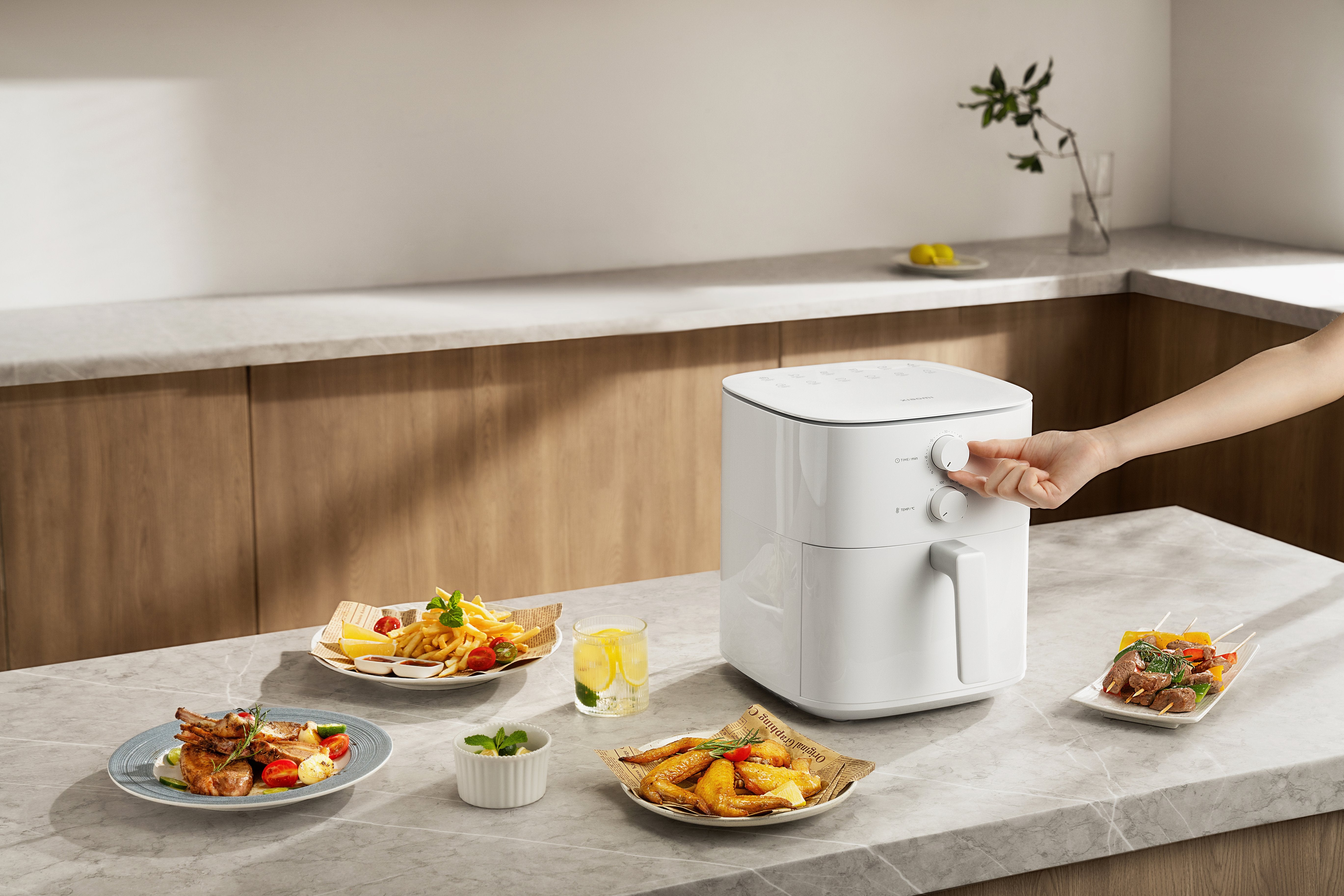 EAN 6941812785218 - Xiaomi MAF13 Sencillo 6 L Independiente 1550 W Freidora de aire caliente Blanco imagen 12