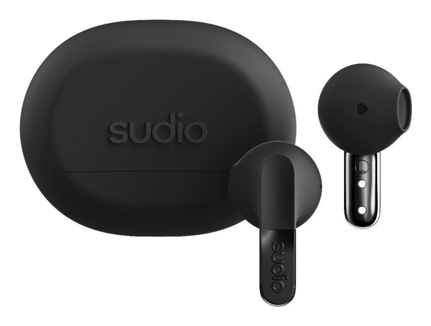 Sudio N3 True Wireless Earbuds, Black