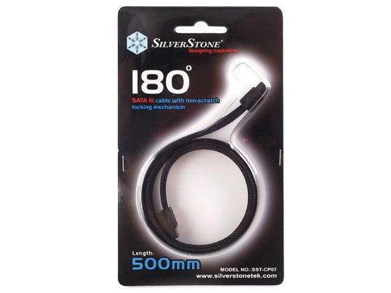 Silverstone Cp07 Cable Sata3 6gb/S Blindado 50cm