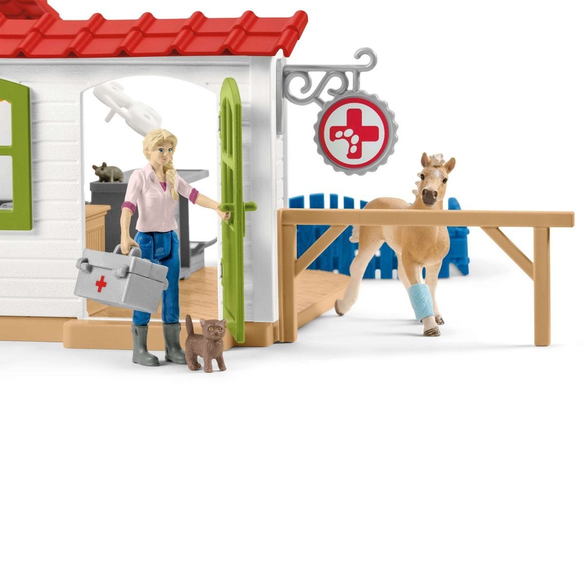 Schleich Veterinarian Practice With Pets