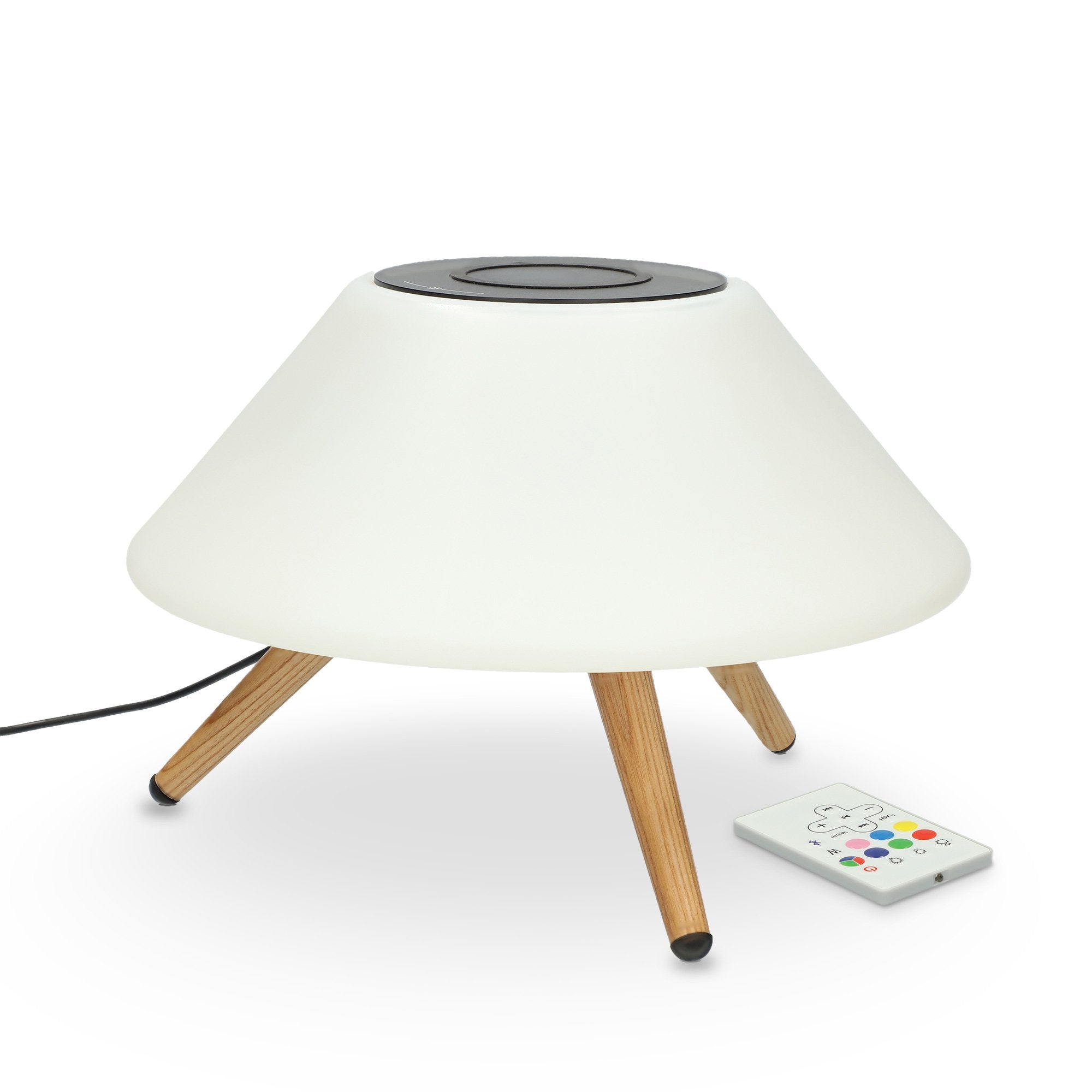 Omni Lámpara Ksix Con Cargador Inalámbrico Y Altavoz Bluetooth