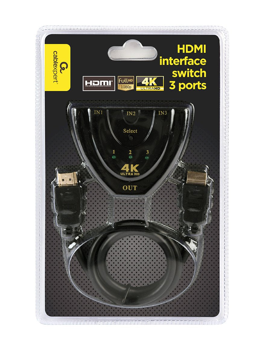 EAN 8716309097208 - Gembird DSW-HDMI-35 hub de interfaz Negro imagen 2