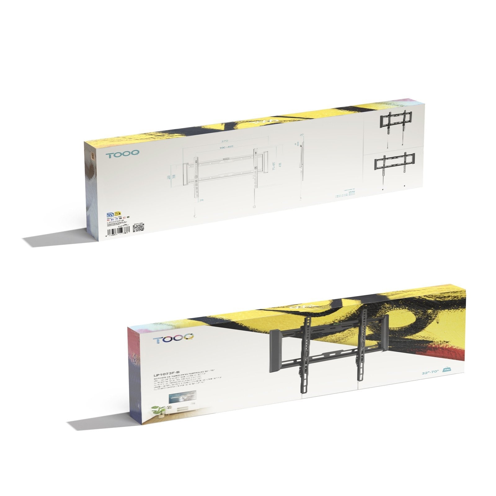 Soporte Fijo Pared Pantallas 32"-70", Negro