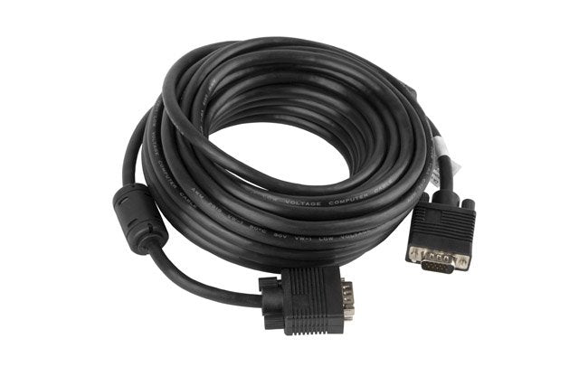 Lanberg Cable Vga Macho-Macho Ca-Vgac-10cc-0100-B Ferritas Negro 10 Metros