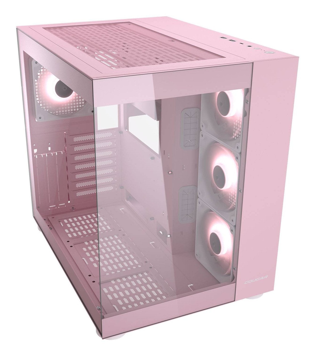 Cougar Caja Midi-Tower, Fv150 Argb, Rosa