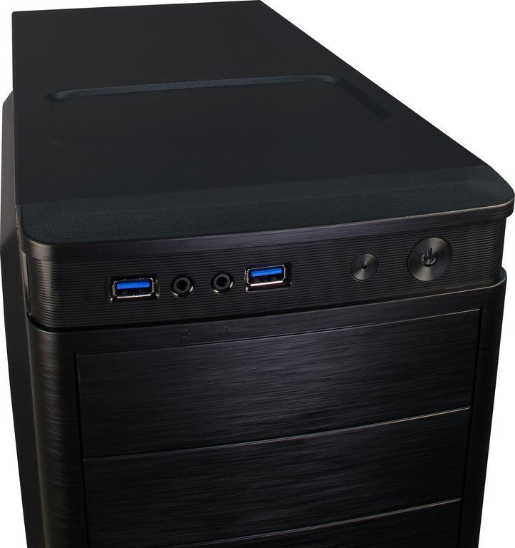 Caja Pc Inter-Tech It-5905 Midi Tower Negro