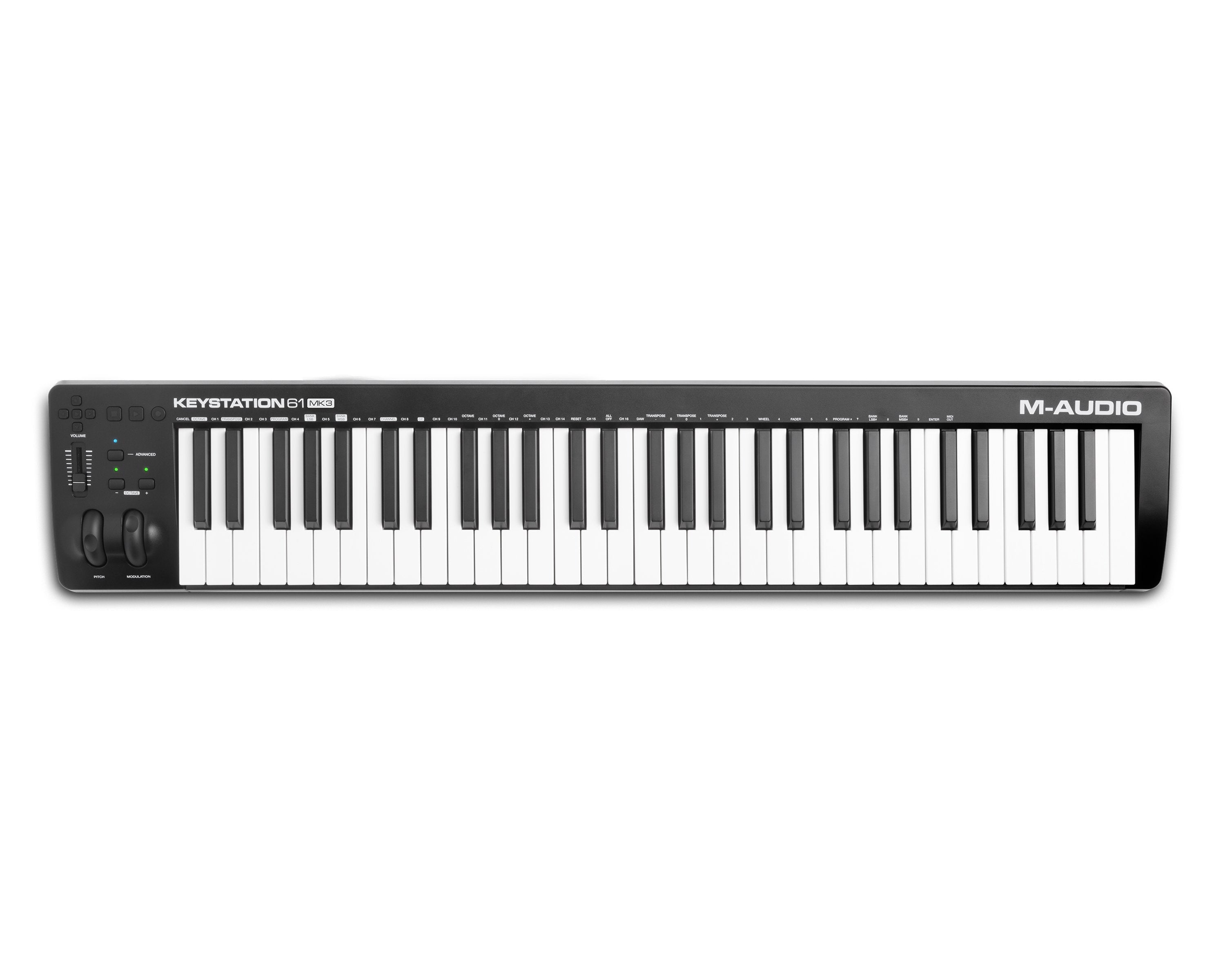 M-Audio Keystation 61 Mk3 Teclado Midi 61 Llaves Usb Negro, Blanco