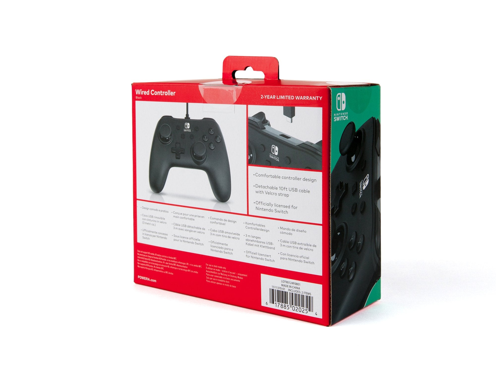 EAN 0617885020254 - PowerA 1511370-01 mando y volante Negro USB Gamepad Analógico Nintendo Switch imagen 10