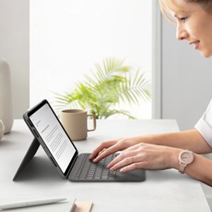 Logitech Folio Ipad Touch Qwertz Alemán Gris Smart Connector