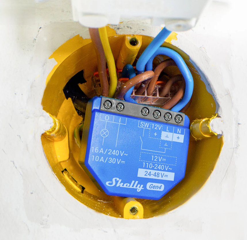 EAN 3800238070694 - Shelly 1 Gen4 Interruptor inteligente Azul imagen 4