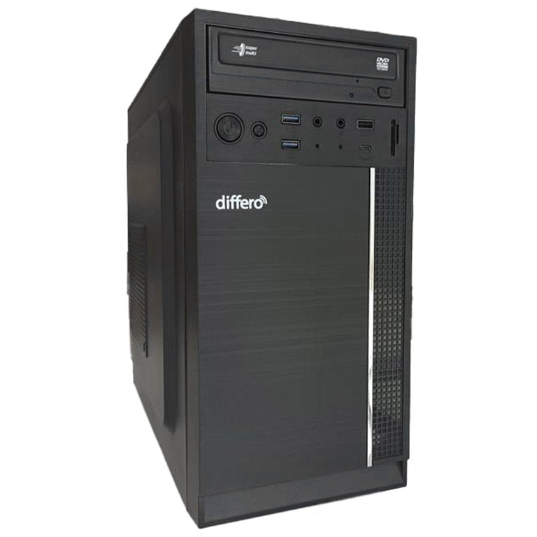 Pc Differo V15 I3-12100 8gb Ssd 500nvme No Dvd Usc-C Trasero