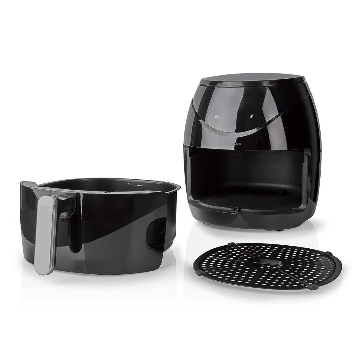 Nedis Freidora De Aire Caliente 6.5 L Minutero: 60 Min Digital Negro