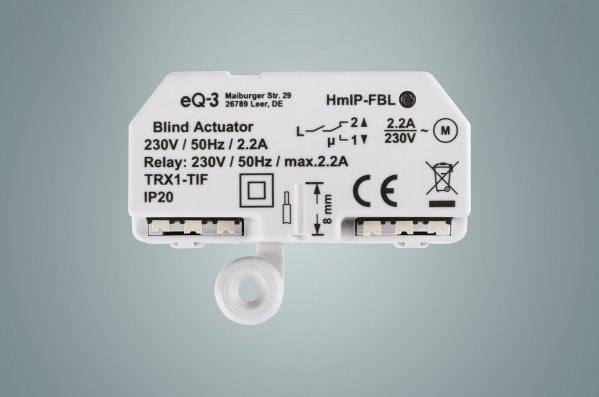 Homematic Ip Actuador De Persiana Smart Home Empotrado (Hmip-Fbl), 151398a0