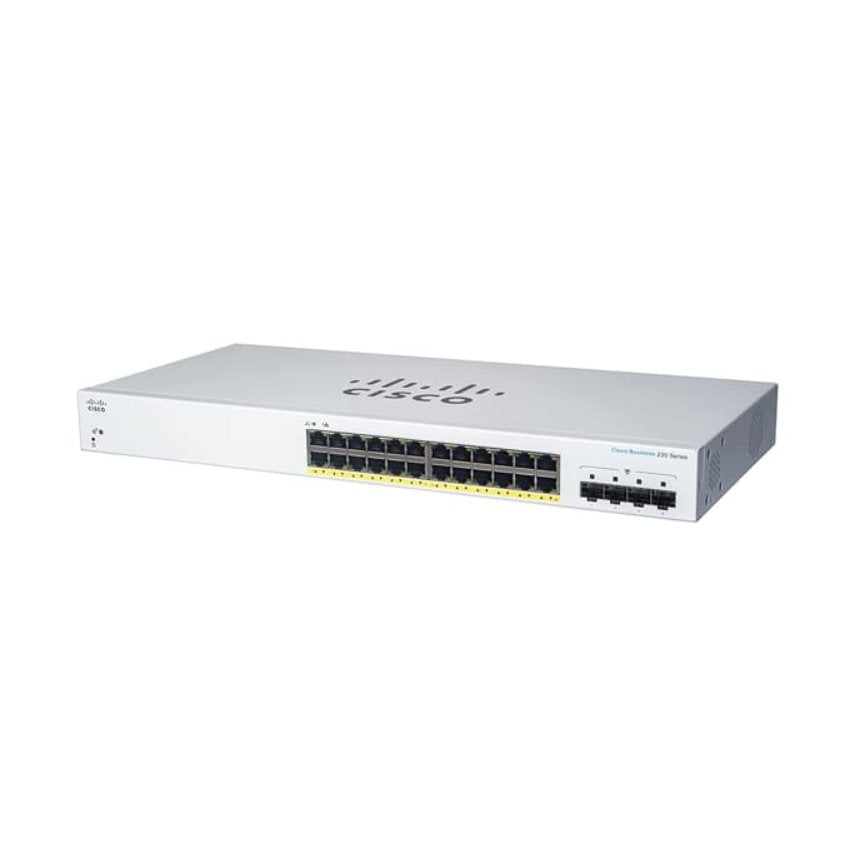 Switch Cisco Cbs220-24fp-4g, 24xgbe Rj45, 4xsfp, Poe +, 382w