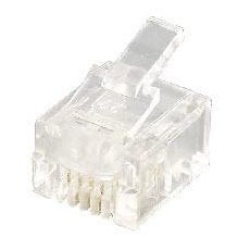 Equip 121121 Conector 6p4c Rj12 100 Piezas Transparente