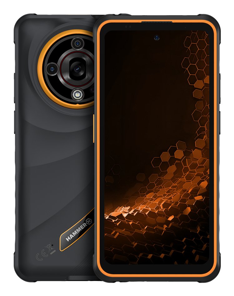 EAN 5902983638872 - HAMMER IRON 6 5G 8/256 GB orange 16,7 cm (6.56") SIM doble Android 15 USB Tipo C 8 GB 6050 mAh Negro, Nar imagen 1